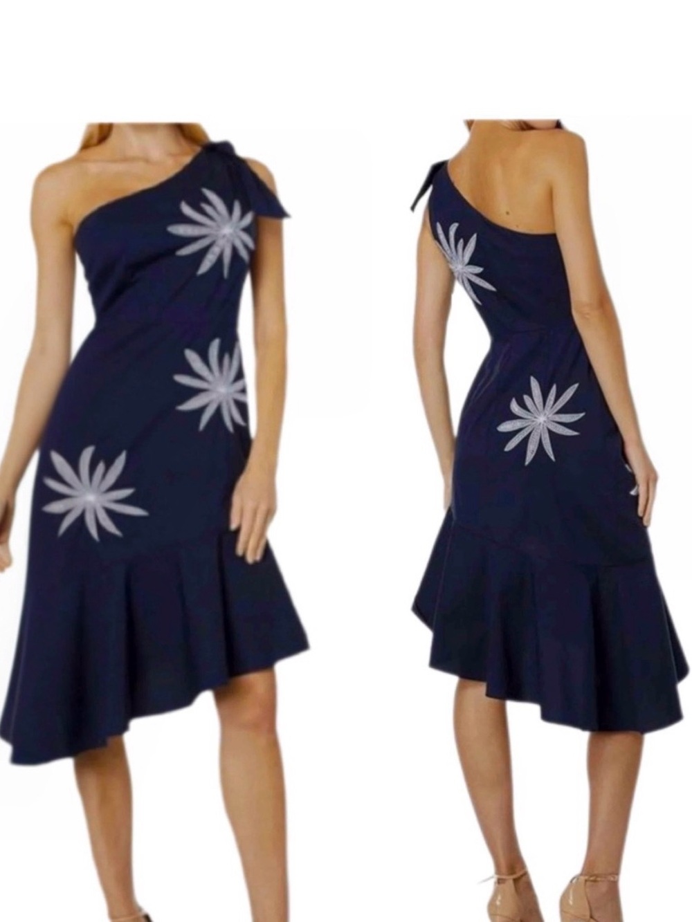 Milly Beatrice Embrodered Poplin Dress Aize 6